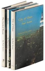 Auster's NY Trilogy, all first editions in jacket