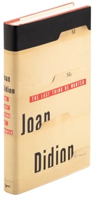 The Last Thing He Wanted signed by Didion
