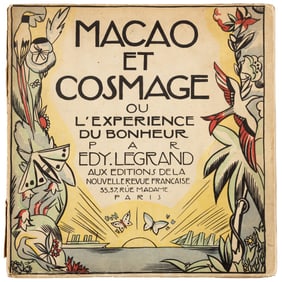 Edy-Legrand Macao et Cosmage, pochoir illus.