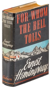 Hemingway, For Whom the Bell Tolls, 1st w/ dj