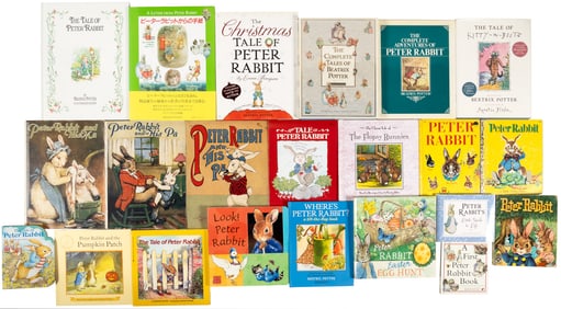 Approx. 60 Peter Rabbit stories and adaptations