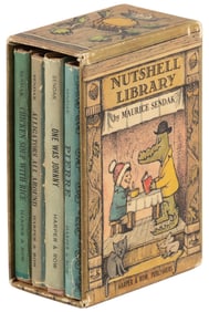 Sendak's Nutshell Library - 2 volumes signed