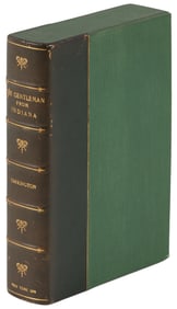Booth Tarkington's 1st book signed w/letter
