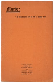 First catalogue of mystery fiction
