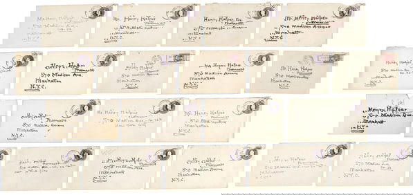 letters from the original Sherlock Holmes to his pharmacy