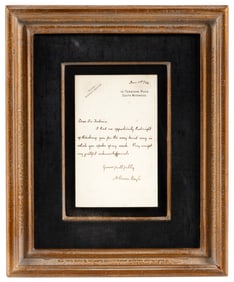 Autograph letter signed by Arthur Conan Doyle