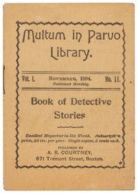 Very early detective story collection 1894