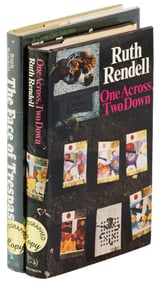 2 thrillers by Ruth Rendell, signed