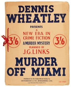 Wheatley's 1st mystery dossier, Murder off Miami