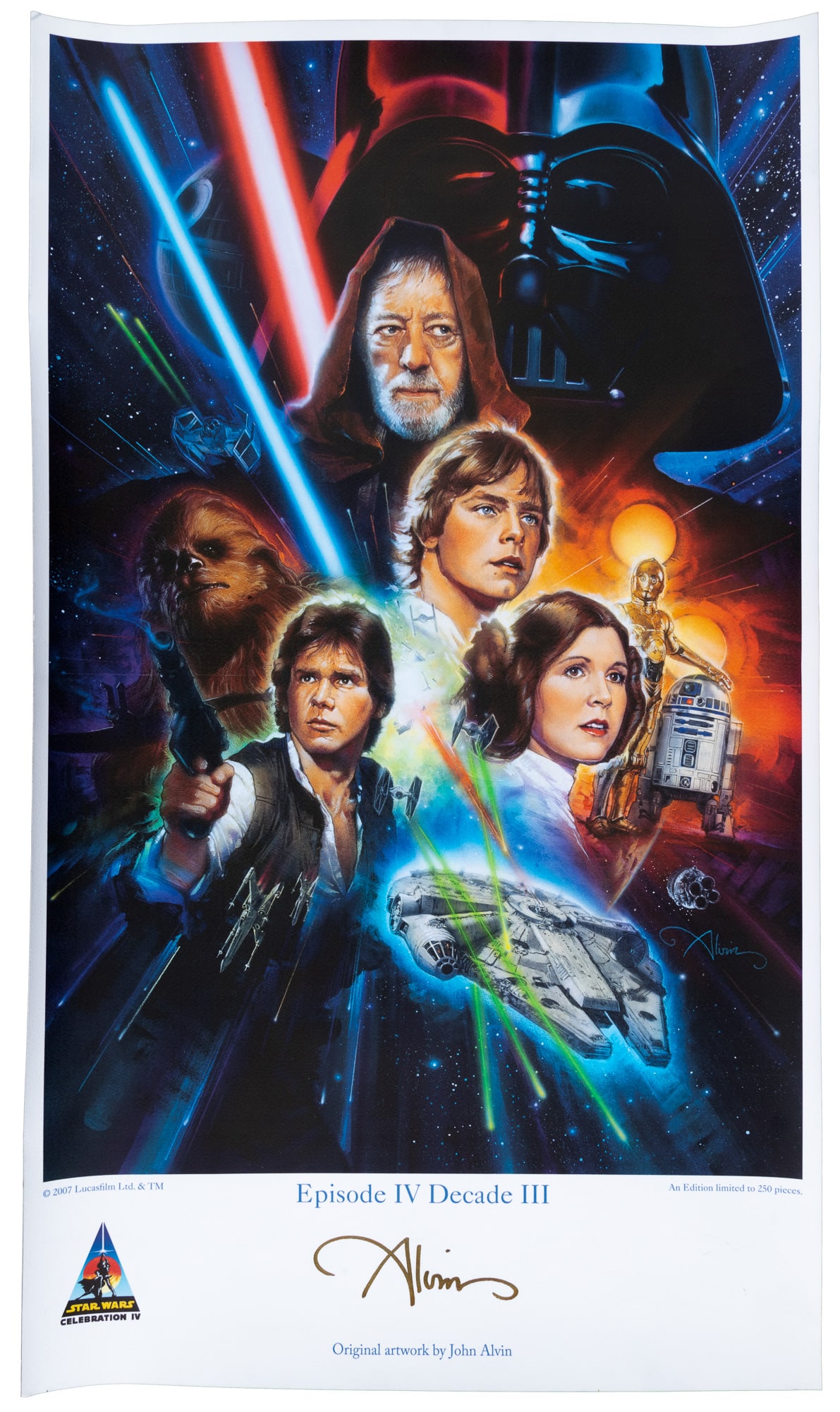 John Alvin artbook with signed poster (1 of 3)