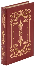 Dandelion Wine inscribed by Bradbury