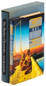 2 signed inscribed copies of Martian Chronicles