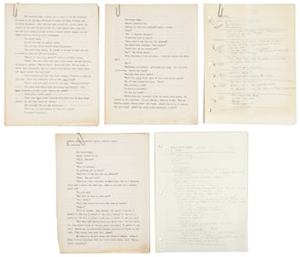 Ray Bradbury Night Call, Collect - original typescripts