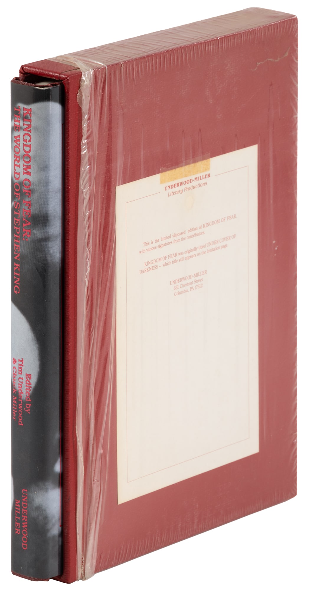 Articles on Stephen King, signed by many 1/300 (1 of 3)