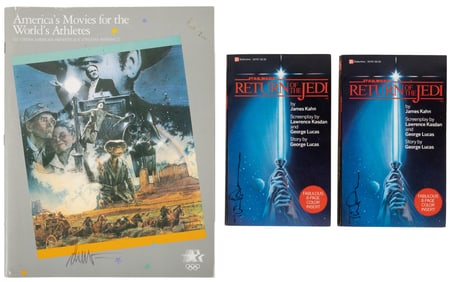 Signed by Drew Struzan, Tim Reamer and James Kahn