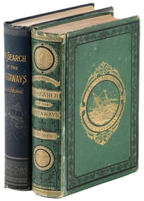 Two editions of Verne's Castaways