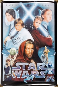 Russell Walks signed Star Wars poster