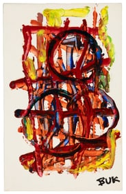 Bukowski original painting, signed