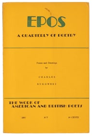 Bukowski's Poems & Drawings EPOS, 1962
