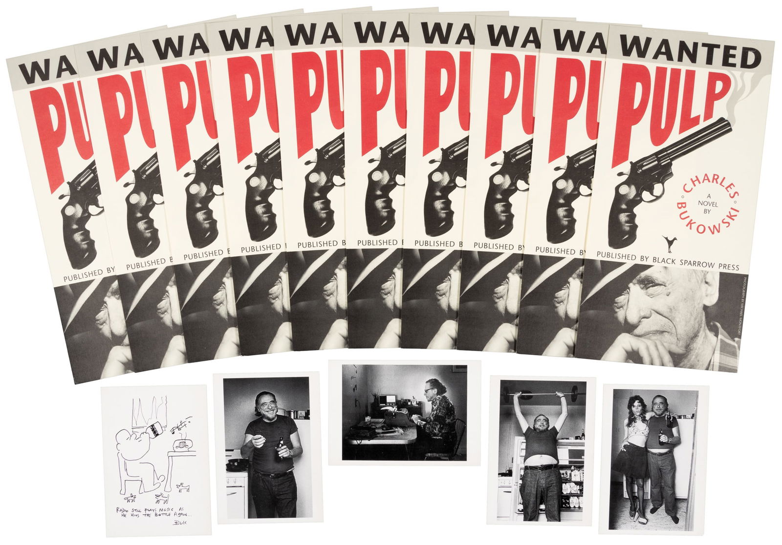 Bukowski ephemera w/barfly posters (1 of 2)