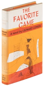 Leonard Cohen's 1st novel signed