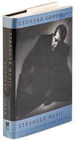 Stranger Music, signed by Leonard Cohen