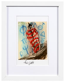 Ferlinghetti lithograph signed 1/100