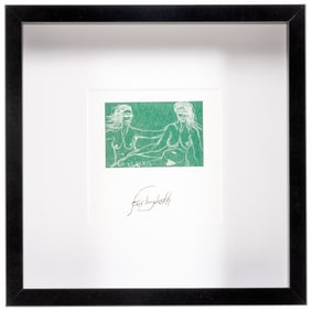 Ferlinghetti 2 models etching 1/20