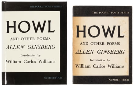2 editions of Howl signed by Ferlinghetti