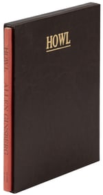 Howl Facsimile proof signed by Ferlinghetti