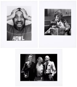 6 Beat photographs by Chris Felver - signed
