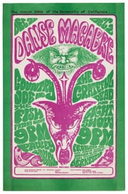 Grateful Dead Danse Macabre handbill