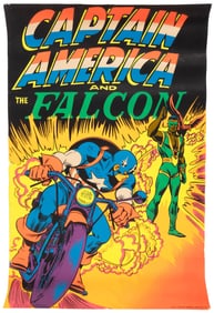 CAPTAIN AMERICA & the FALCON * 3rd Eye Blacklight Poster