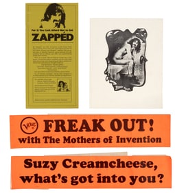 Scarce Frank Zappa ephemera