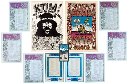 11 pieces of Bay Area radio ephemera