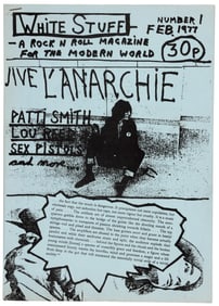 White Stuff  Patti Smith fanzine No. 1 1977