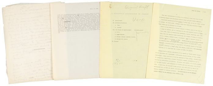 Typescript of A Spiritual Morphology of Poetry