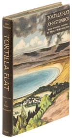 First illustrated edition of Tortilla Flat, in jacket