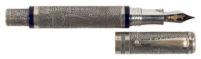 MONTEGRAPPA Silver AMERICA'S CUP Ltd Fountain Pen