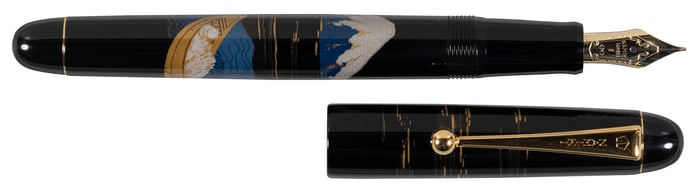 NAMIKI: Nippon Art Mount Fuji and Boat Maki-e Fountain Pen