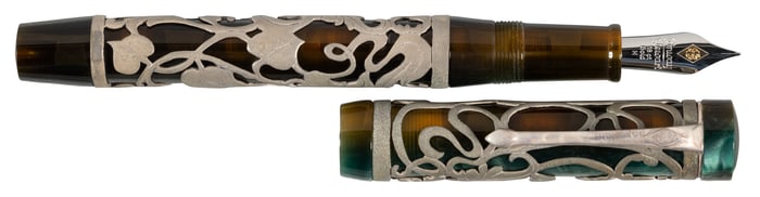 CONWAY STEWART Chatsworth Emerald Green Silver Ltd Ed FP