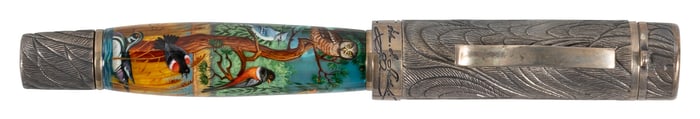 KRONE: Audubon Sterling Silver Ltd Ed Rollerball