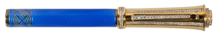 MICHEL PERCHIN: Unique Diamond South Beach Ballpoint, 1/1
