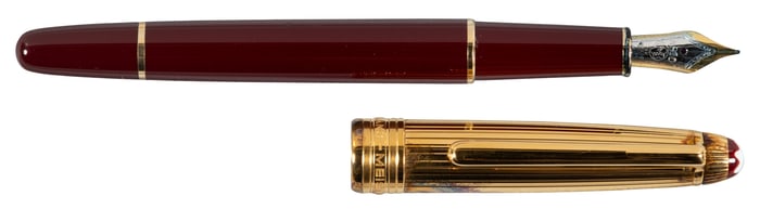 MONTBLANC Meisterstuck 144 Bordeaux Gold Cap Fountain Pen
