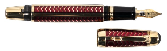 MONTBLANC: Soulmakers Boheme 18K Gold Ltd Ed 100 Fountain Pen