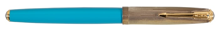 PARKER 51 Special Ed Vista Blue Empire State Fountain Pen