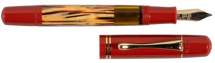 PELIKAN: M101N Red Tortoiseshell Fountain Pen