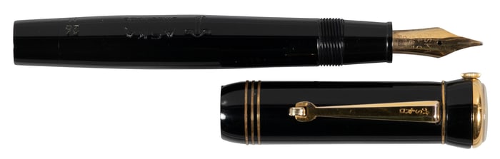 ASKA: Combo Fountain Pen / Watch, Swiss, c.1940s