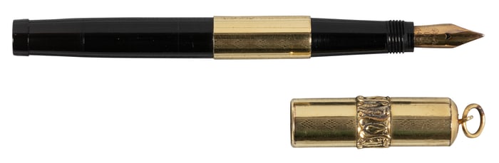 ASTORIA: BHR and Gold-Filled Overlay Ringtop Safety FP, 1920s