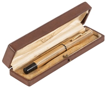 AURORA: 14K Gold Overlay Lever-Filler FP, w/Box, 1920s